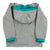 SIMPLY THE BEST Unisex Kids Zip Hoodie Stars grey