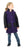 KEEP WARM Double-Faced Loden Coat purple grey