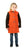 KEEP WARM Double-Faced Loden Coat orange brown