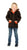 KEEP WARM Double-faced Loden Outdoor Jacket with hood dark brown-orange