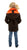 KEEP WARM Double-faced Loden Outdoor Jacket with hood dark brown-orange