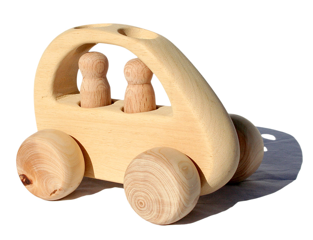 Kids wooden sales car