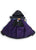 KEEP WARM Double-faced Loden Outdoor Jacket with hood grey-purple