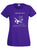 ZOLA Dream big! Amelia Earhart "I know no bounds" Lady Fit T-Shirt - green, blue, purple, black, grey