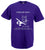 ZOLA Dream big! Amelia Earhart "I know no bounds" T-Shirt - black, grey, purple, green and blue